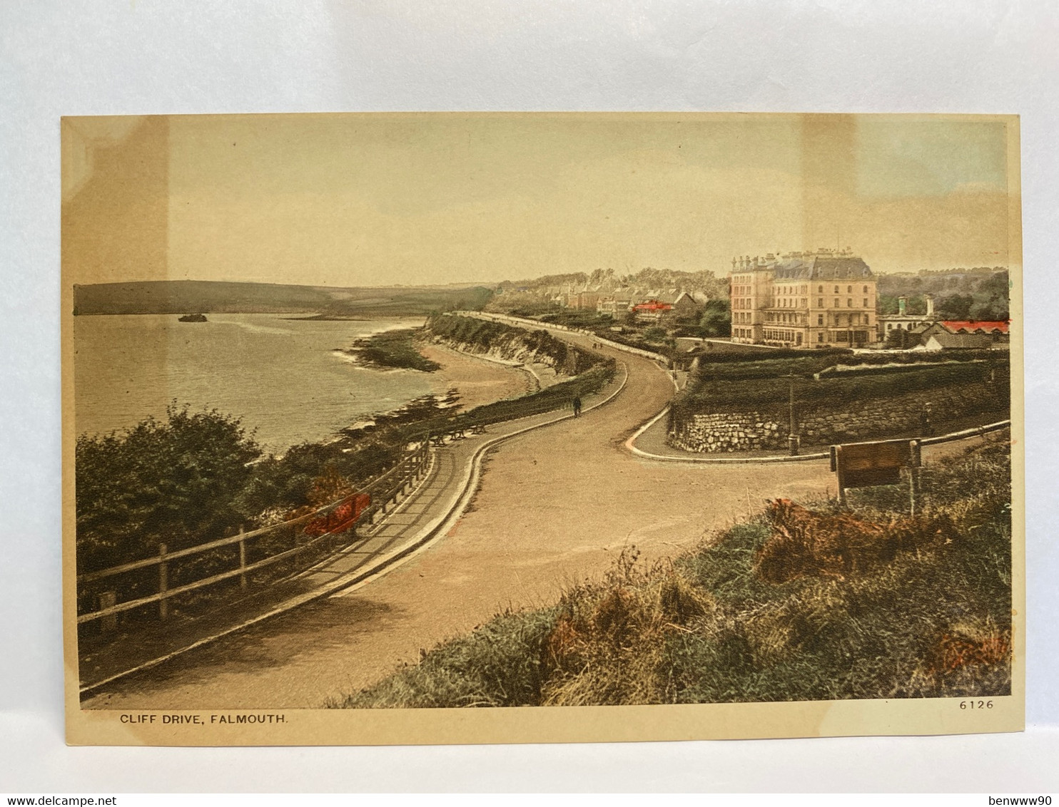 Cliff Drive, Falmouth, United Kingdom Postcard - Falmouth