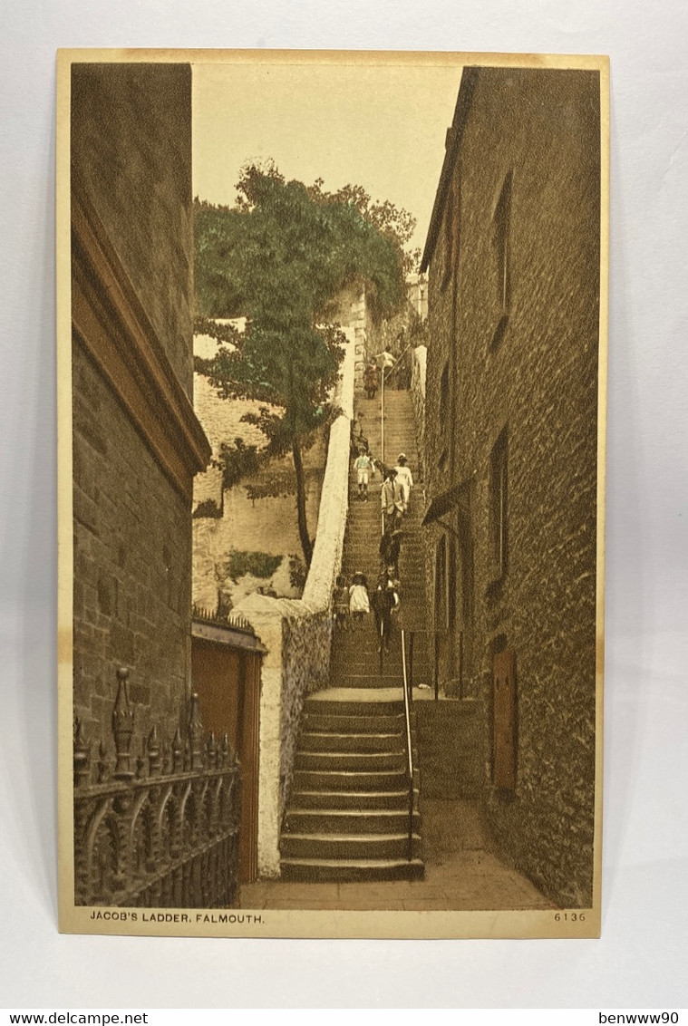 Jacob's Ladder - Falmouth, United Kingdom Postcard - Falmouth