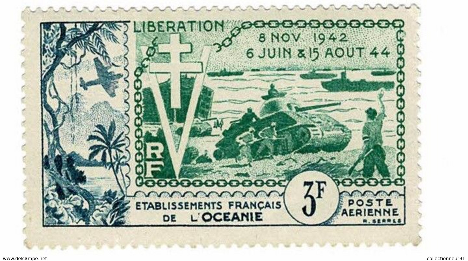 TERRITOIRE FRANCAIS DE L'OCEANIE PA N°31 ** COTE Cote Yvert 12€ - Posta Aerea