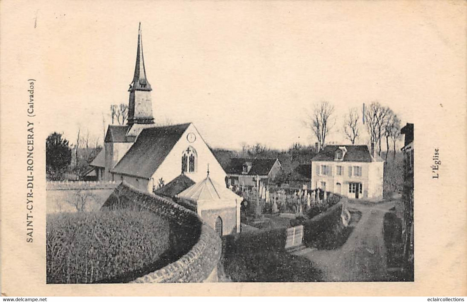 Saint-Cyr-du-Ronceray       14        Eglise Et Cimetière        (voir Scan) - Sonstige & Ohne Zuordnung