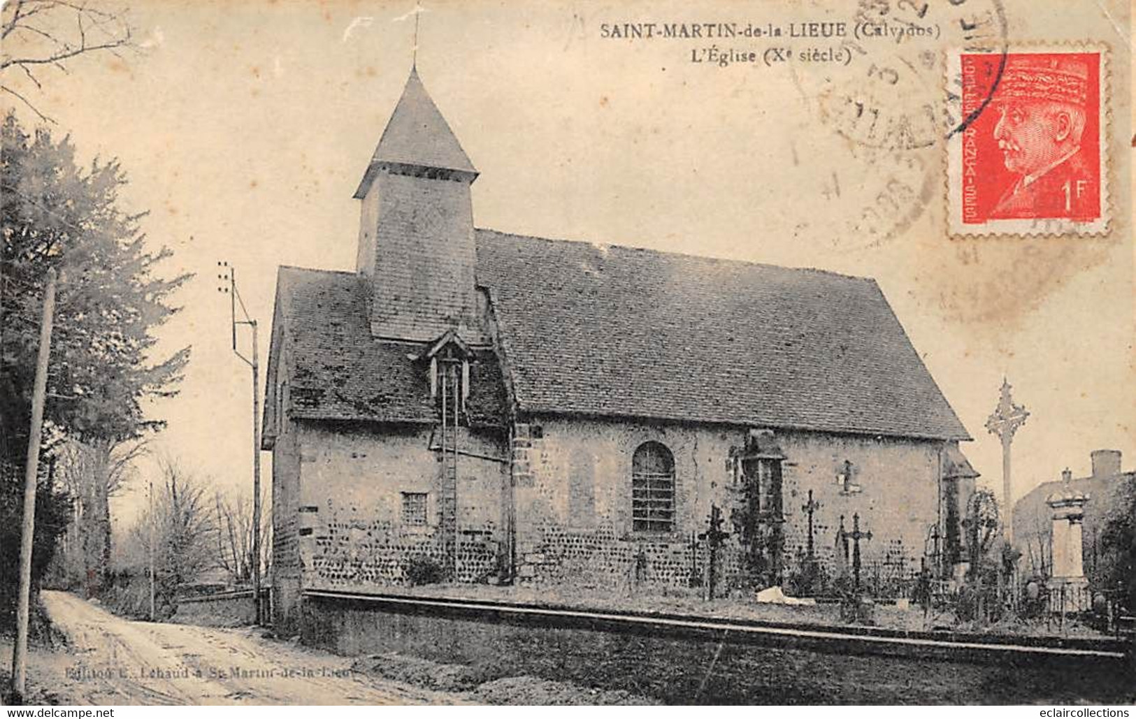 Saint-Martin-de-la-Lieue      14        Eglise Et Cimetière        (voir Scan) - Sonstige & Ohne Zuordnung