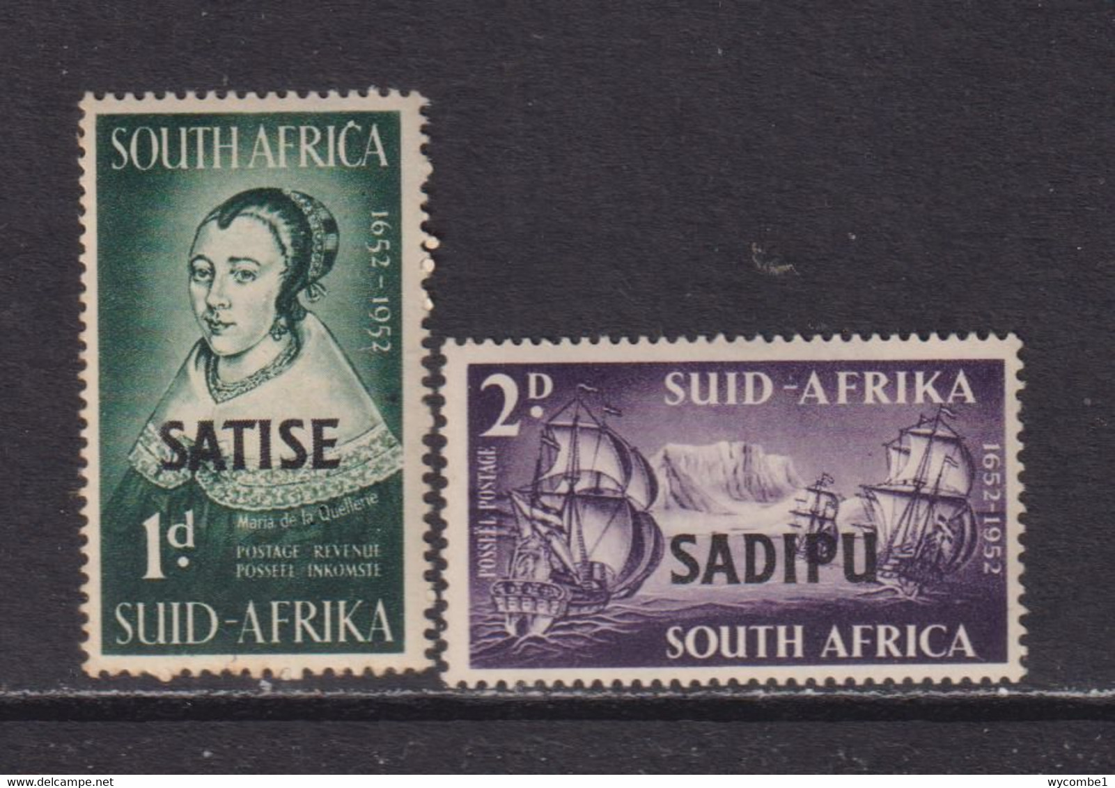 SOUTH AFRICA - 1952 Stamp Exhibition Set Never Hinged Mint - Unused Stamps