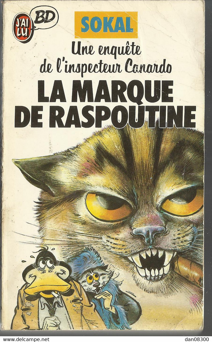 COLLECTION J'AI LU BD UNE ENQUETE DE L'INSPECTEUR CANARDO LA MARQUE DE RASPOUTINE PAR SOKAL - Collections