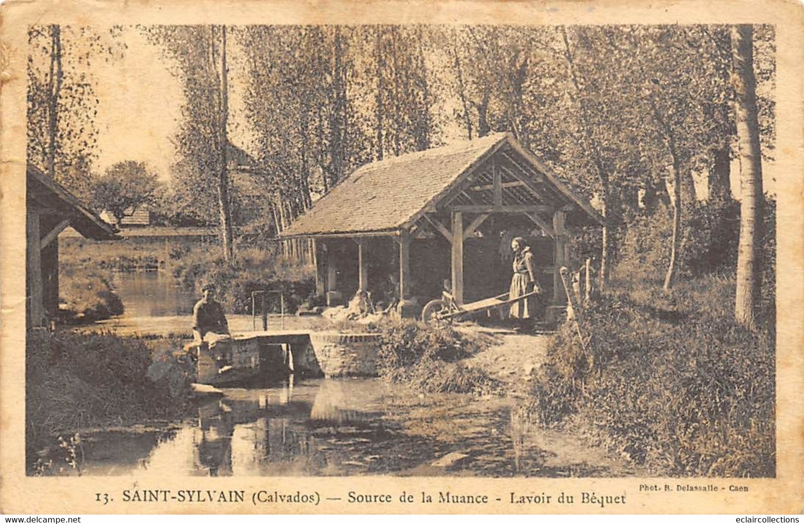 Saint-Sylvain      14        Source De La Muance Et Lavoir Du Béquet  (voir Scan) - Autres & Non Classés