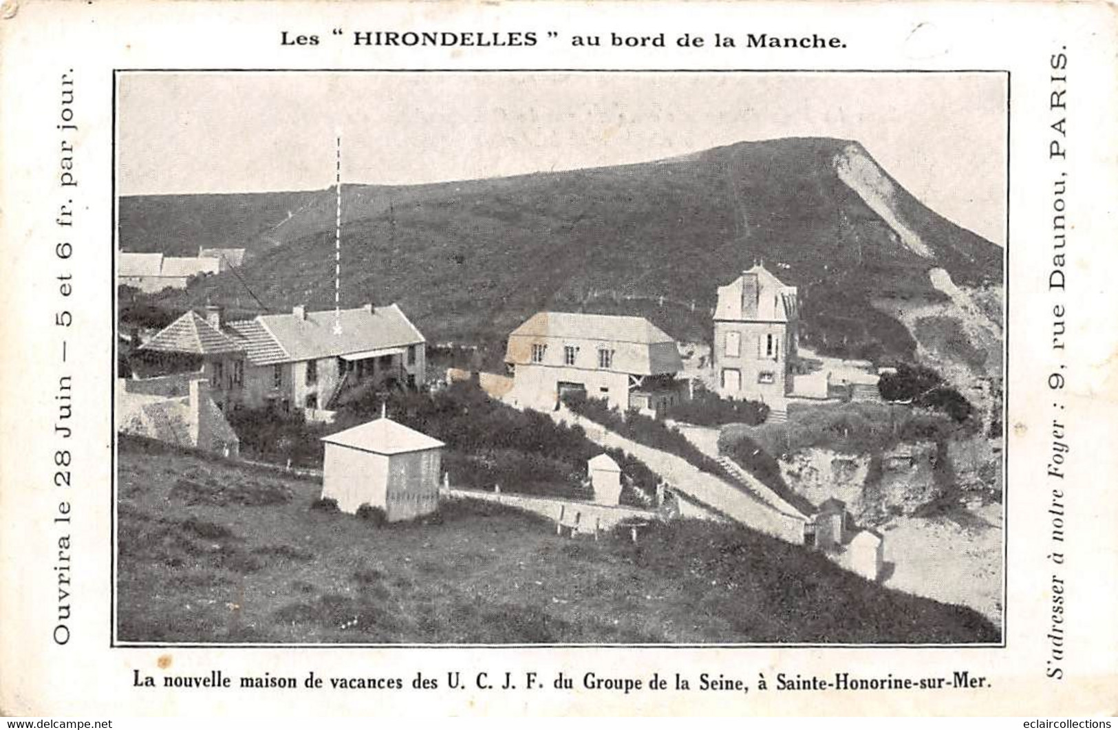 Sainte-Honorine-des-Pertes    14     Maison De Vacances  Du Groupe De La Seine      (voir Scan) - Sonstige & Ohne Zuordnung