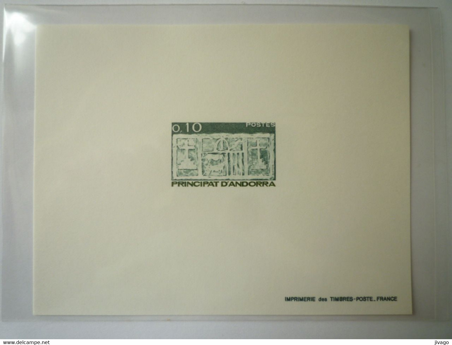 2022 - 3202  EMISSION  LUXE  1983  " ECU PRIMITIF DES VALLEES   0,10 C "   XXX - Lettres & Documents