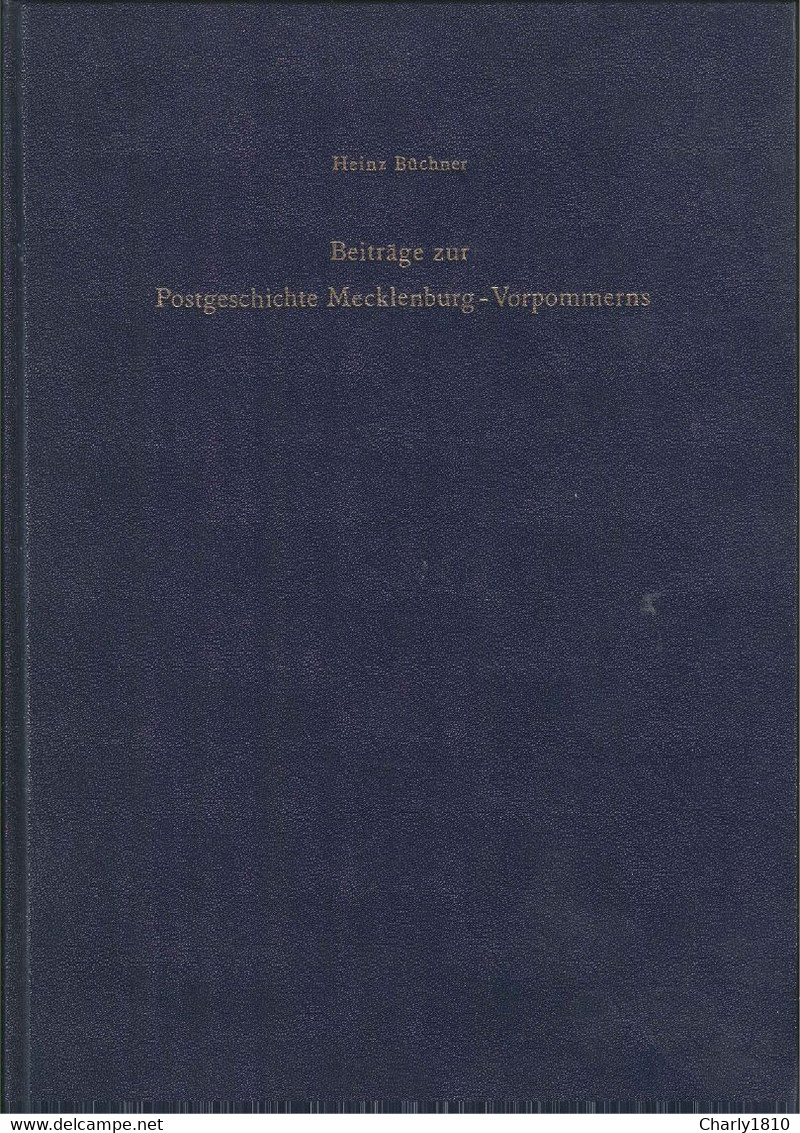 Beiträge Zur Postgeschichte Mecklenburg-Vorpommern - Filatelie En Postgeschiedenis