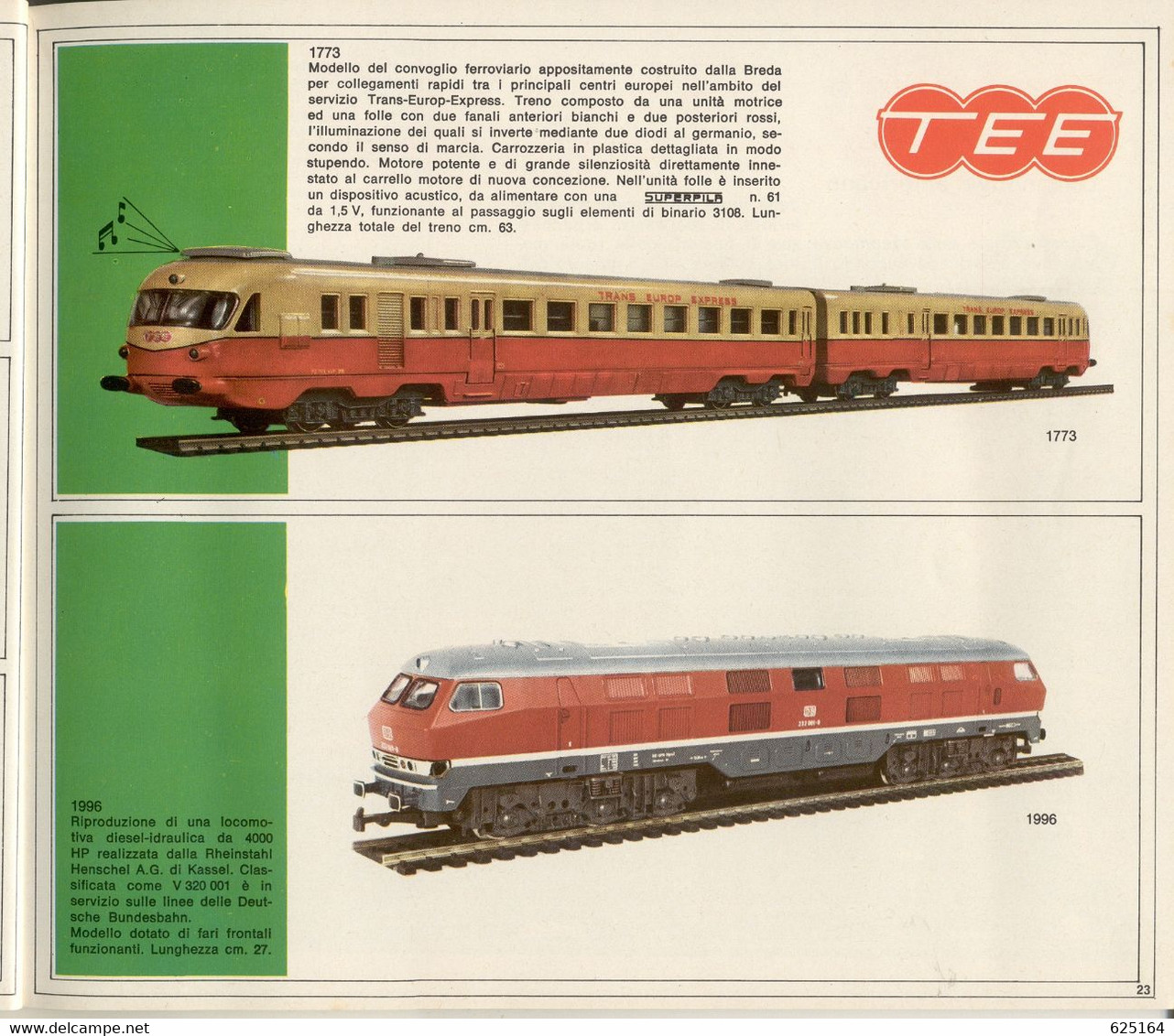 Catalogue RIVAROSSI 1971/72 Treni Elettrici Modello HO 1/87- En Italien - Unclassified