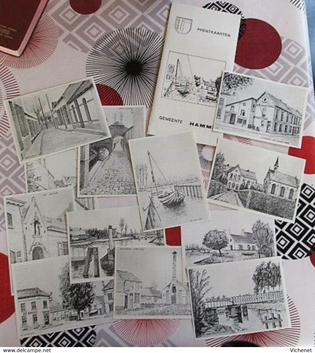 HAMME - Prentkarten - 12 Ansichtkaarten - 12 Cartes Postales - Hamme