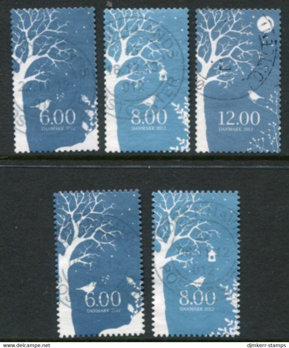 DENMARK 2012 Winter Both Perforations Used.  Michel 1719-21A + 1719-20C - Gebraucht