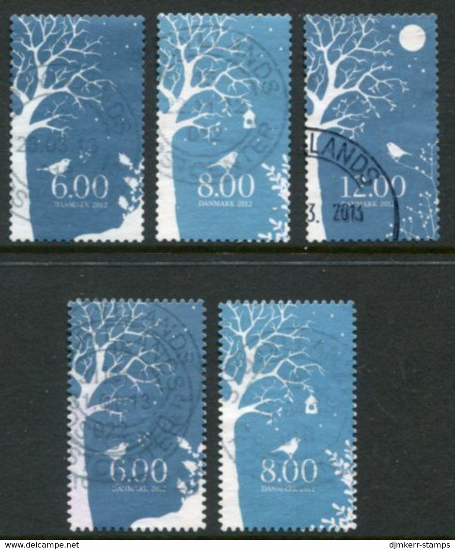 DENMARK 2012 Winter Both Perforations Used.  Michel 1719-21A + 1719-20C - Gebraucht