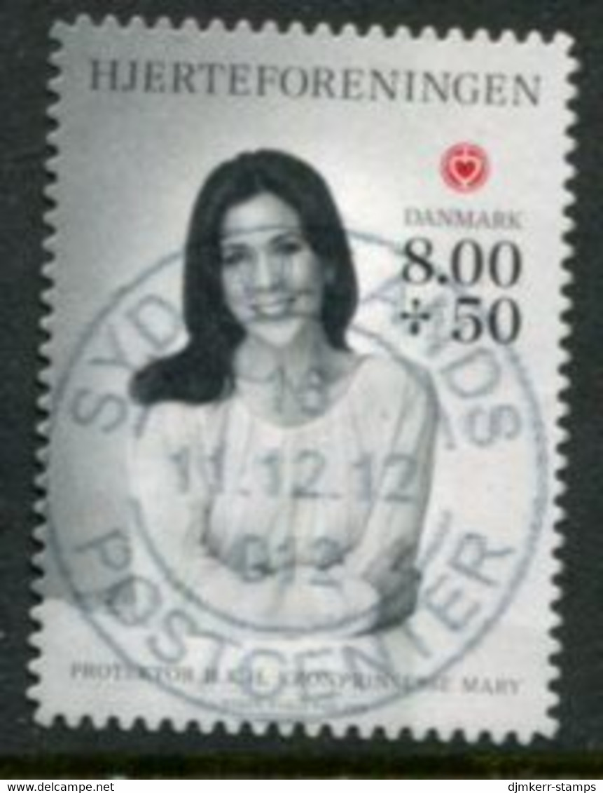 DENMARK 2012 Danish Heart Foundation Used.  Michel 1713 - Used Stamps