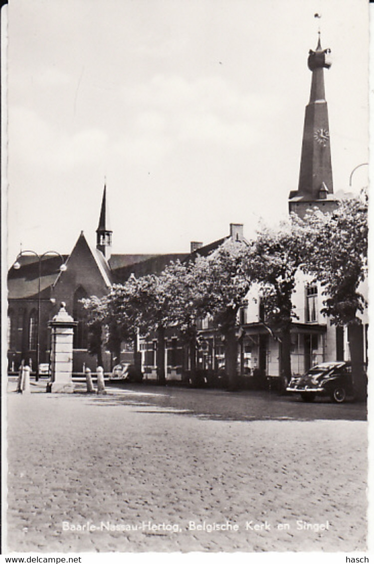 259724Baarle Nassau Hertog, Belgische Kerk En Singel - Baarle-Hertog