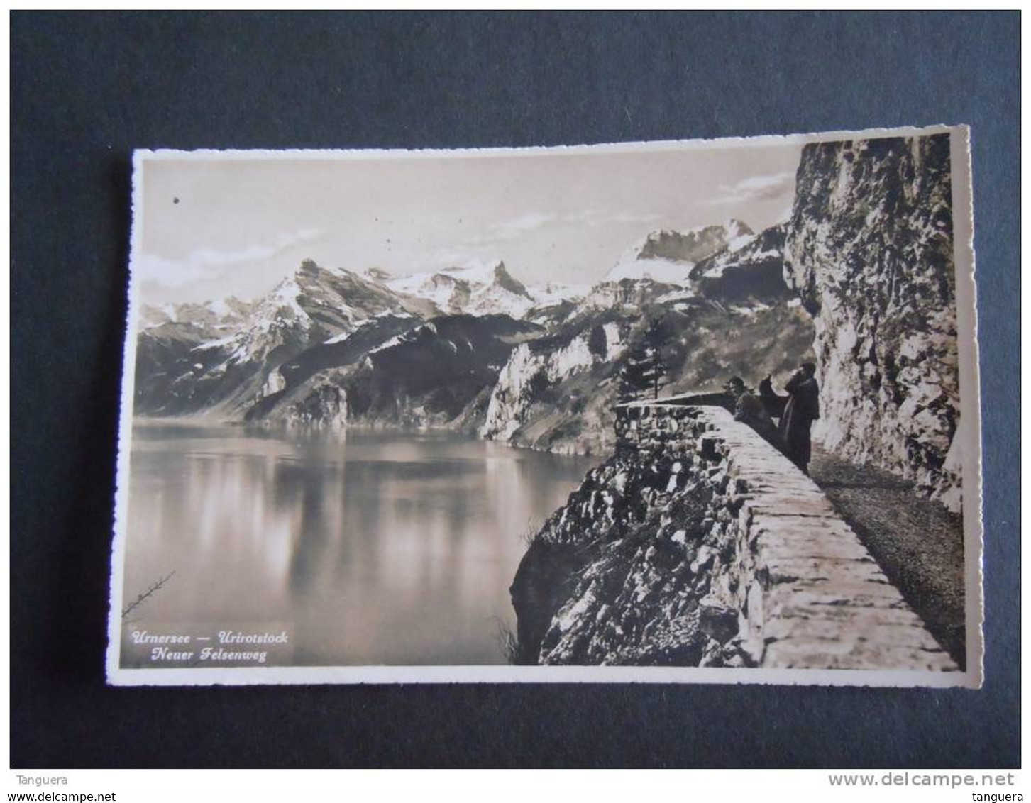 Suisse Urnersee - Urirotstock Neuer Felsenweg Used Circulée 1951 - Isenthal