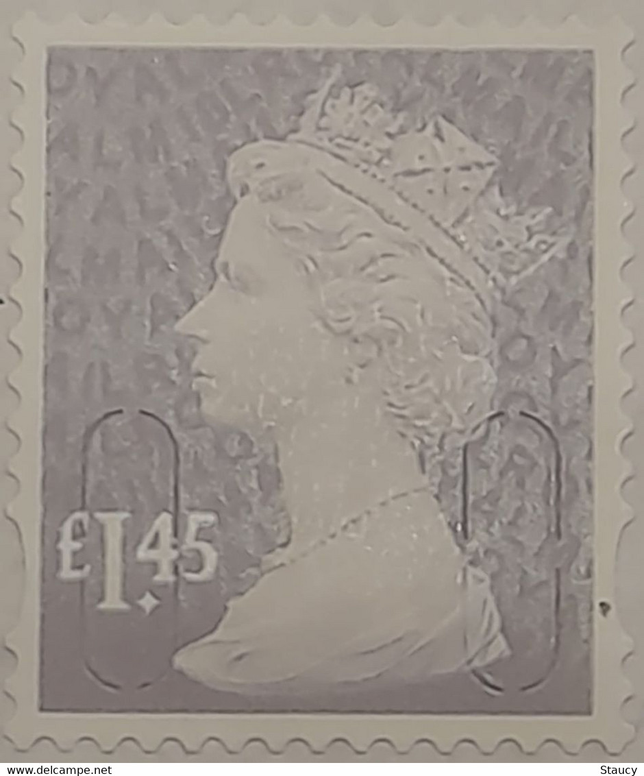 UK GB GREAT BRITAIN QEII 2018 £1.45 Dove Grey, Security Machin High Value Definitive (sg U2943) Used, As Per Scan - Oblitérés