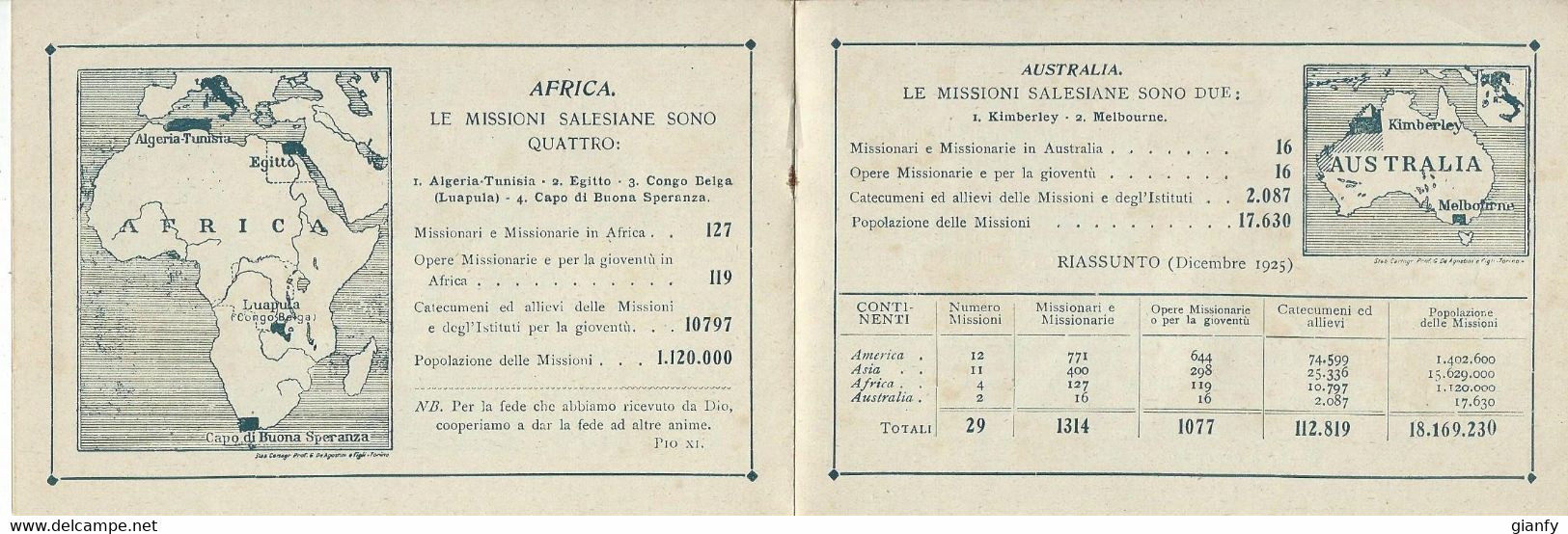 LE MISSIONI SALESIANE DOPO 50 ANNI 1875-1925 - Godsdienst