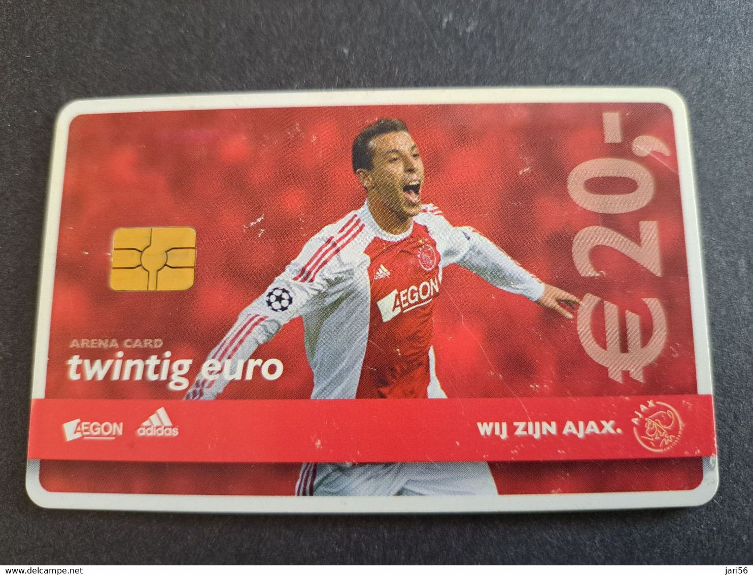 NETHERLANDS  ARENA CARD FOOTBAL/SOCCER  AJAX AMSTERDAM    €20,- USED CARD  ** 10372** - Publiques