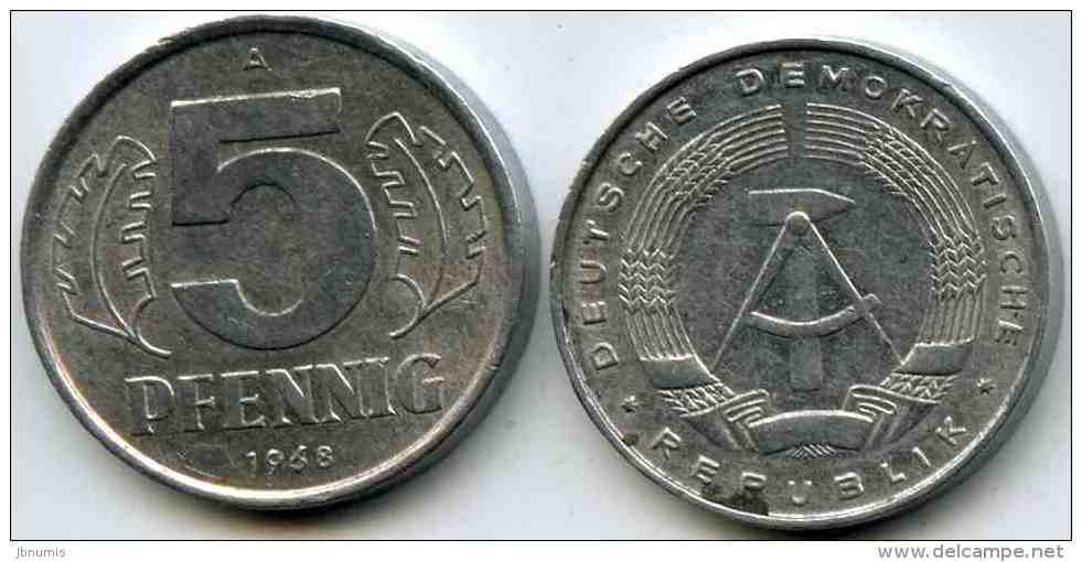 Allemagne Germany 5 Pfennig 1968 A J 1509 KM 9.1 - 5 Pfennig