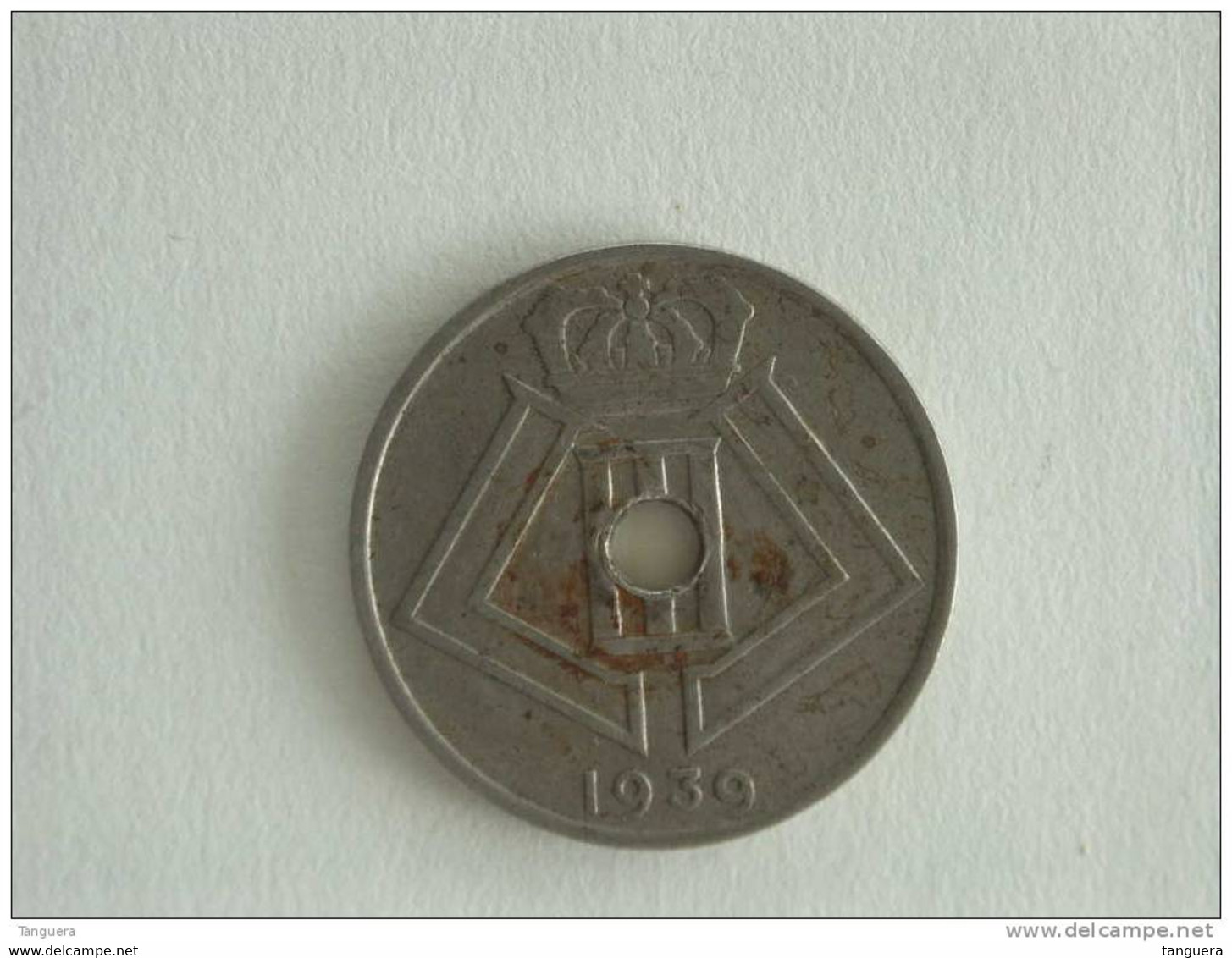 Belgie Belgique Belgium Coins 1939 25 Cent FR/FL - 25 Centesimi