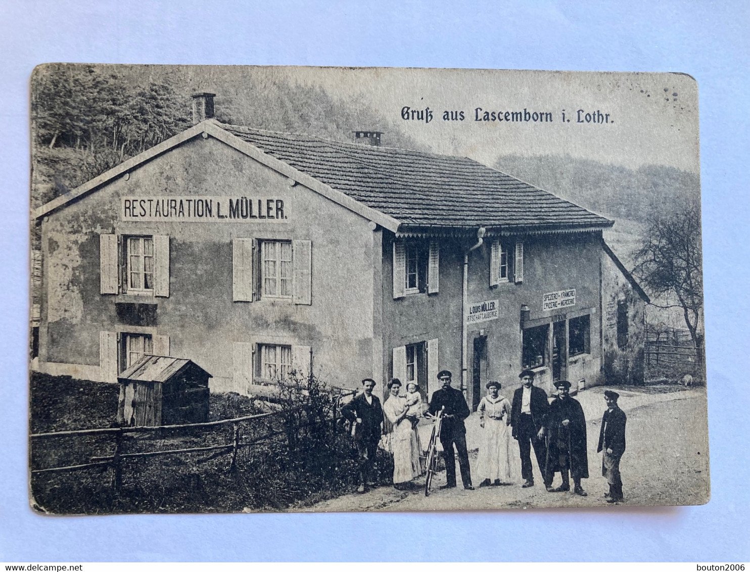 Lascemborn Lafrimbolle Café Restaurant Müller Circulée En 1914 - Sarrebourg