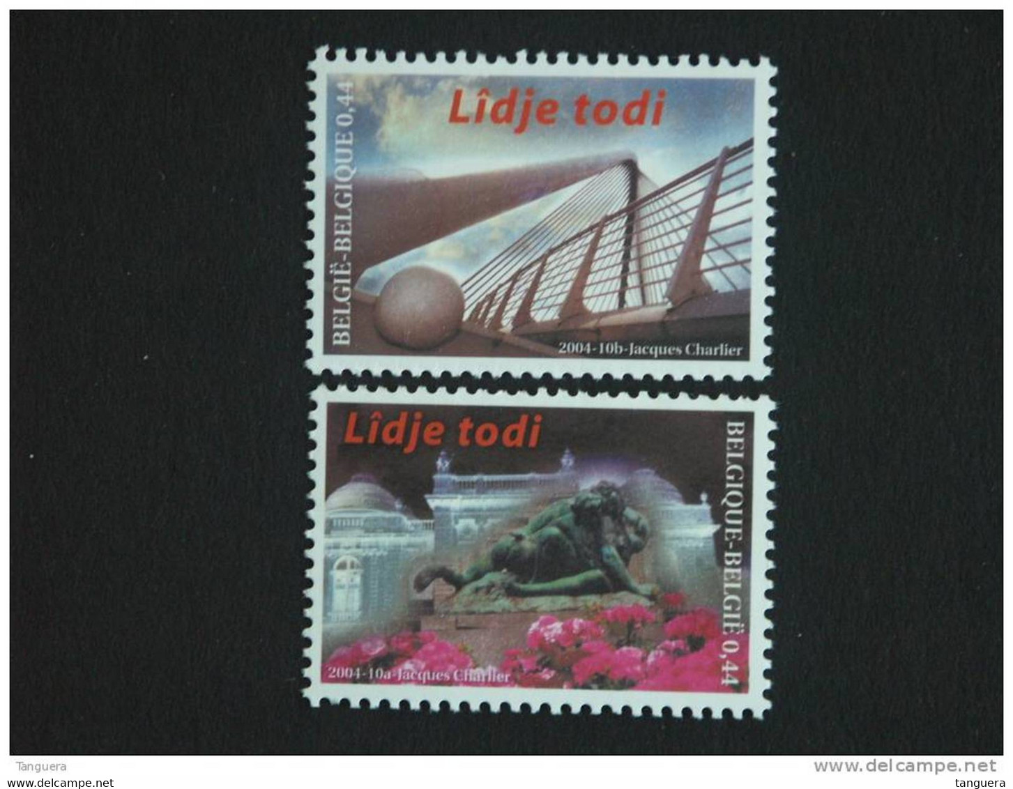 België Belgique Belgium 2004 Liège Luik Musée D'art Moderne Pont De La Gare 3275-3276 Yv 3262-3263 MNH ** - Ungebraucht