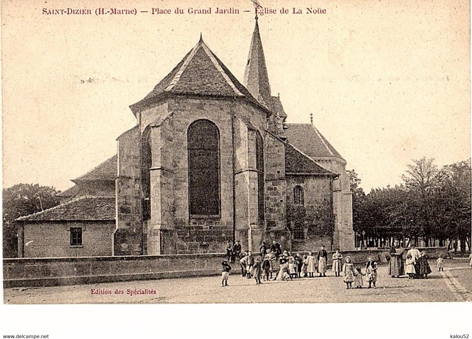 Saint Dizier :      Place Du Grand  Jardin      Eglise De La Noue - Saint Dizier