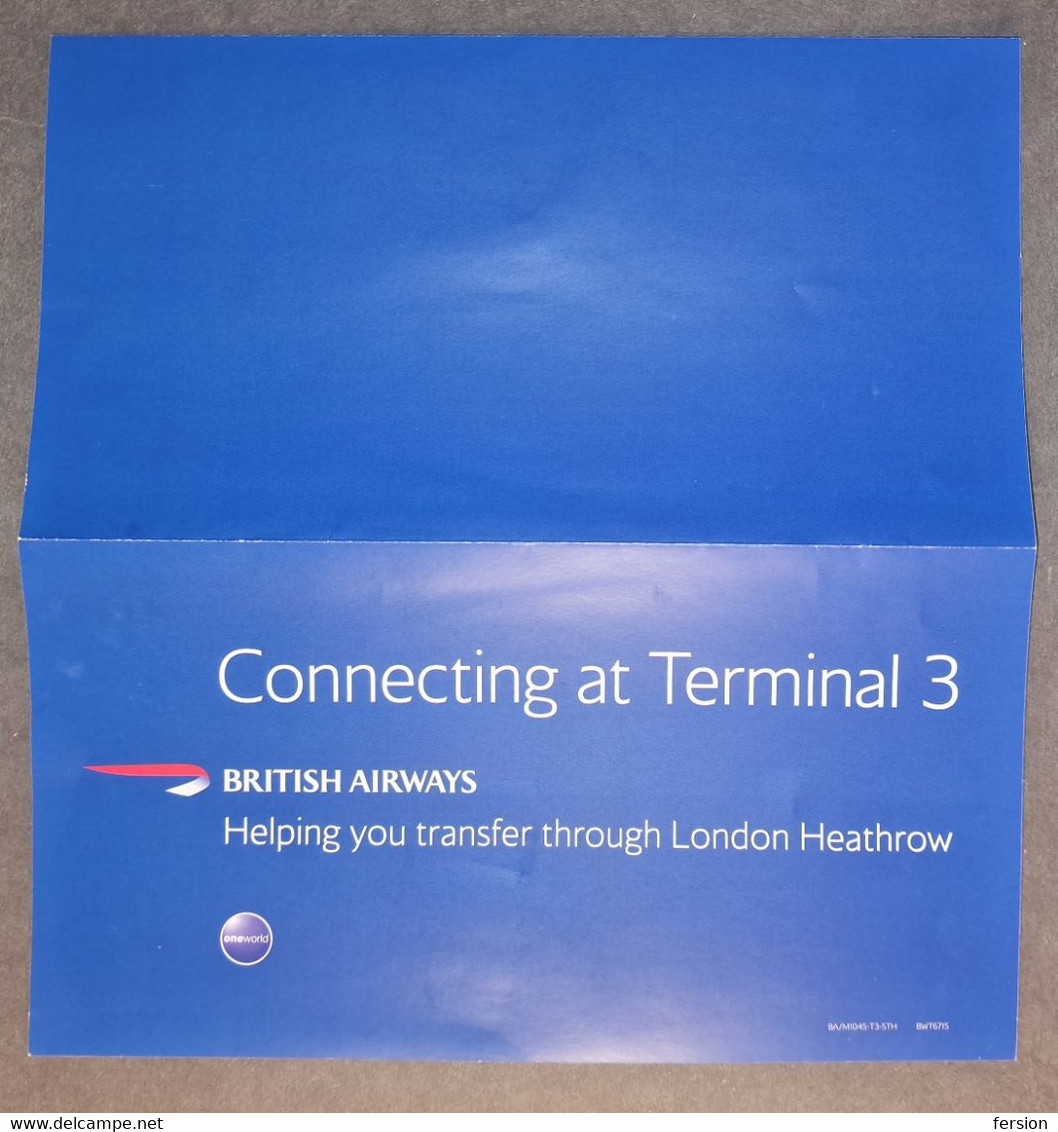 ONEWORLD  2022 British Airways AIRPLANE Boarding Pass USA BRITAIN London New Orleans LHR MSY QR Code HEATHROW  COVER - Tarjetas De Embarque