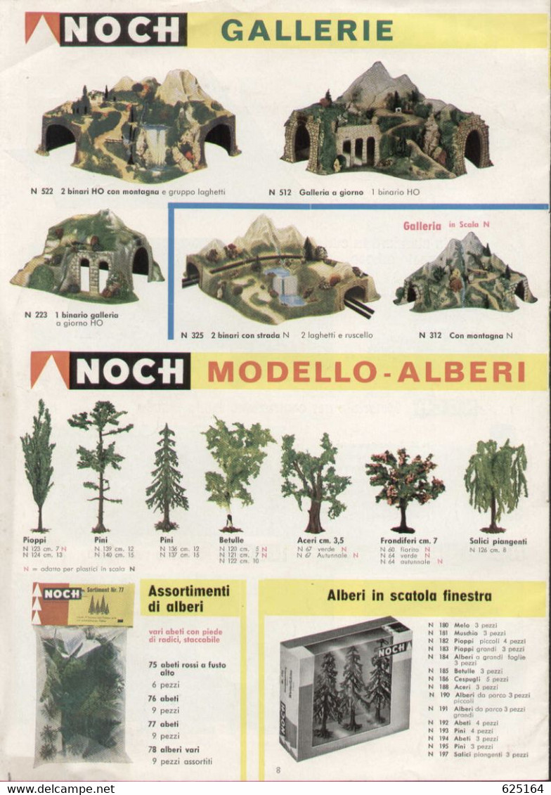 Catalogue NOCH ITALIA 1968/69 - Modello MONTAFON 9924 Ed Altri - HO - N - En Italien - Non Classés