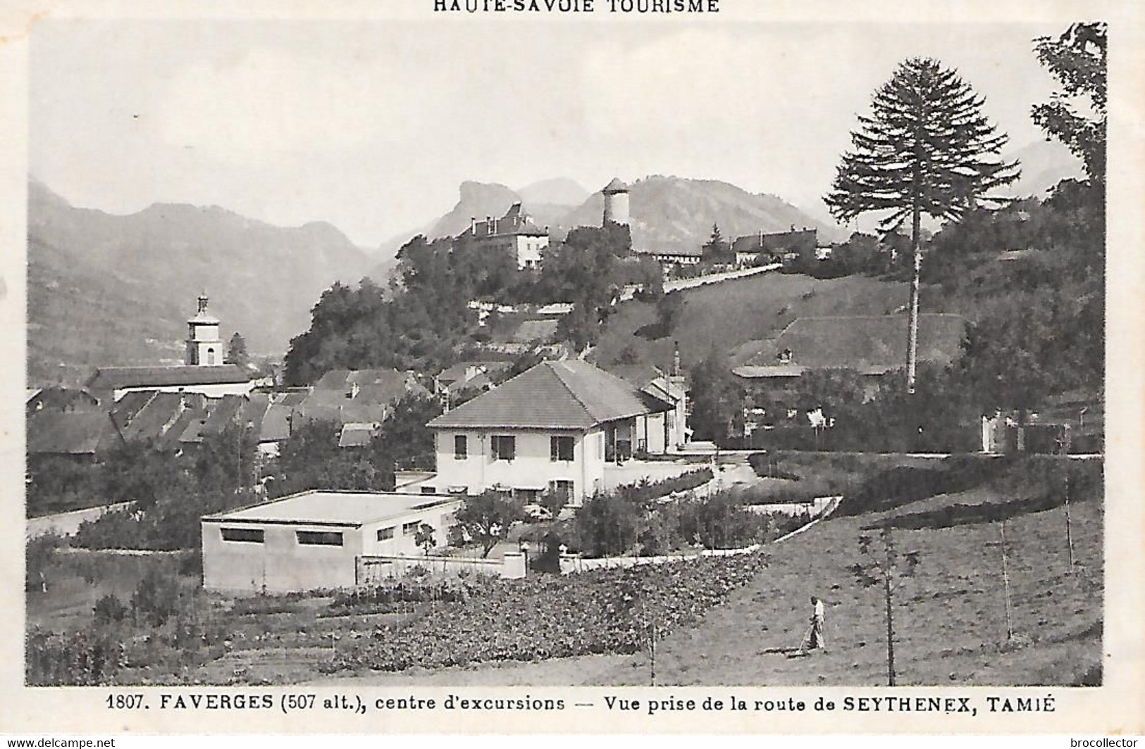 FAVERGES ( 74 ) - Vue Prise De La Route De SEYTHENEX , Tamié - Faverges