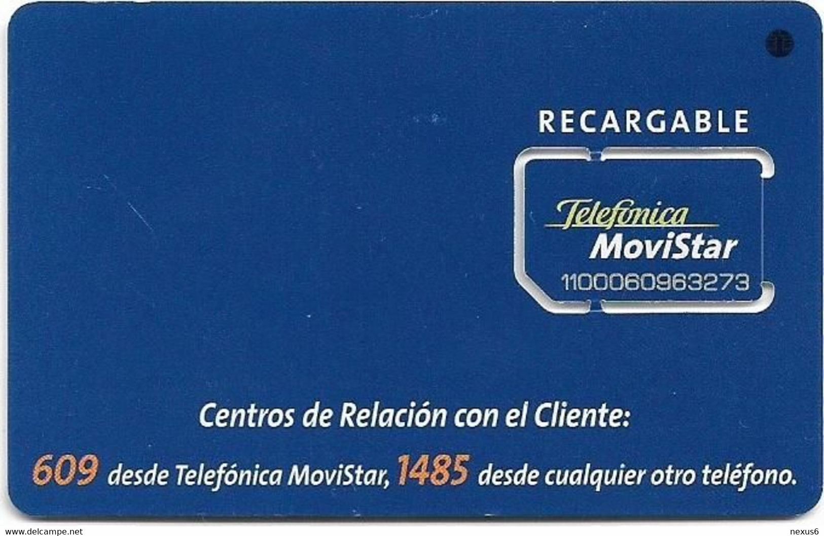 Spain - Telefonica Movistar - Movistar Activa, Espiral Amarilla #1, GSM SIM2 Mini, Mint - Telefonica