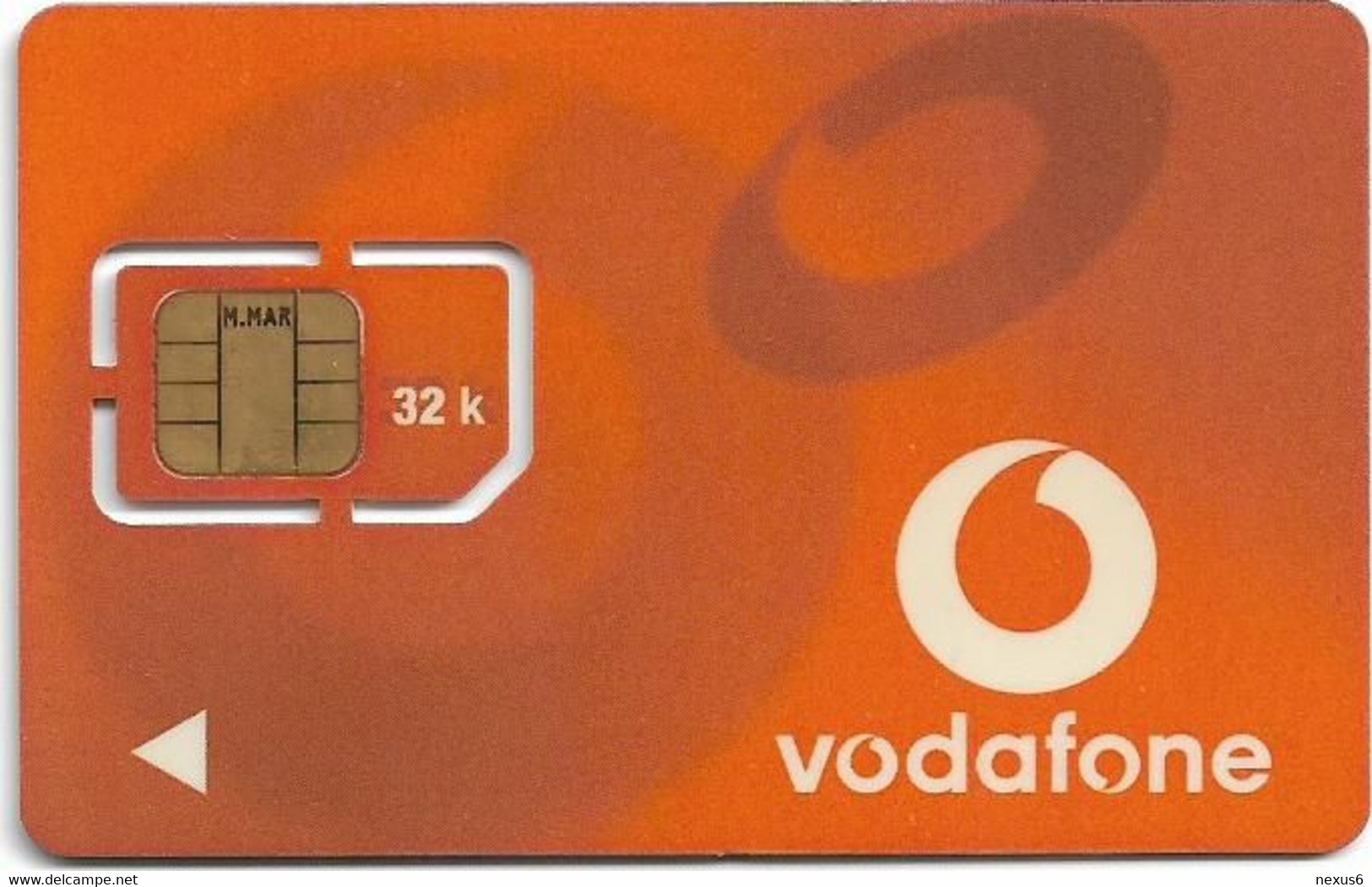 Spain - Telefonica Vodafone - Vodafone Red Card 32K, GSM SIM2 Mini, Mint - Telefonica