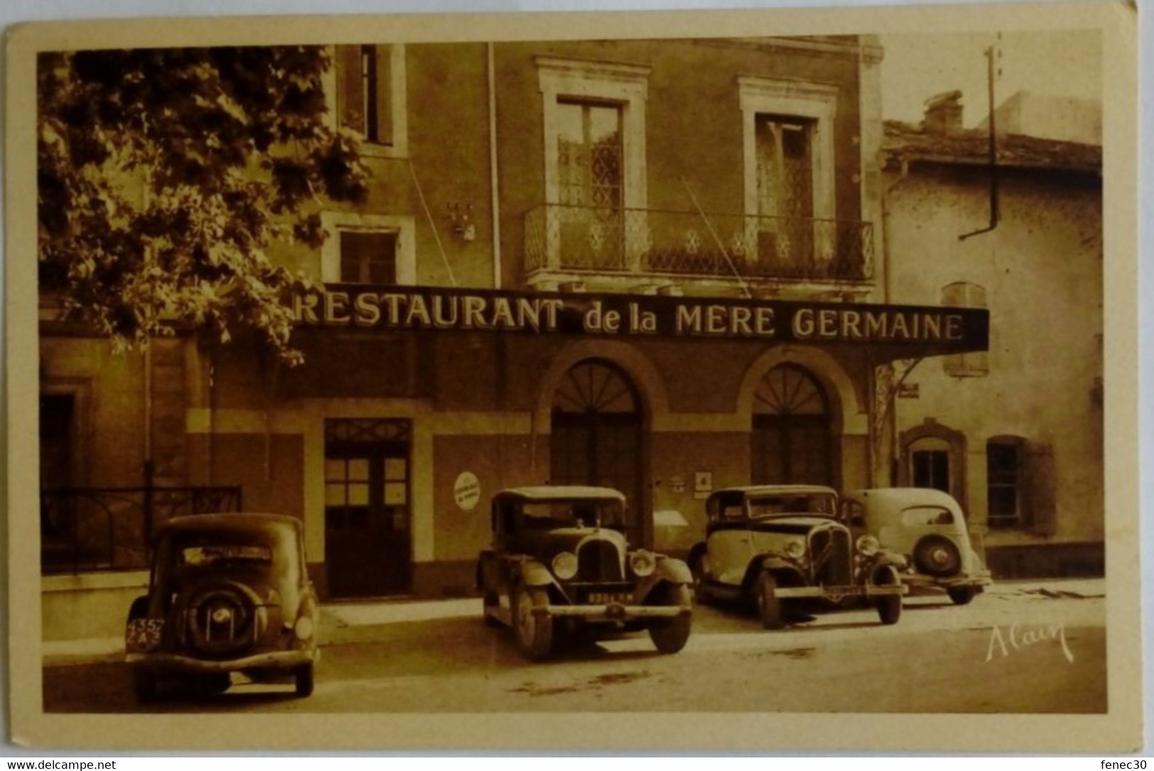 84 Chateauneuf Du Pape (Vaucluse) Restaurant De La Mère Germaine - Chateauneuf Du Pape