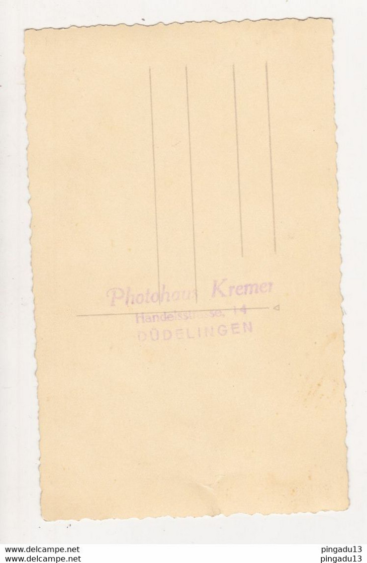 Au Plus Rapide Carte Photo Photohaus Kremer Handelsstrasse 14 Düdelingen Dudelange Portrait De Femme - Düdelingen