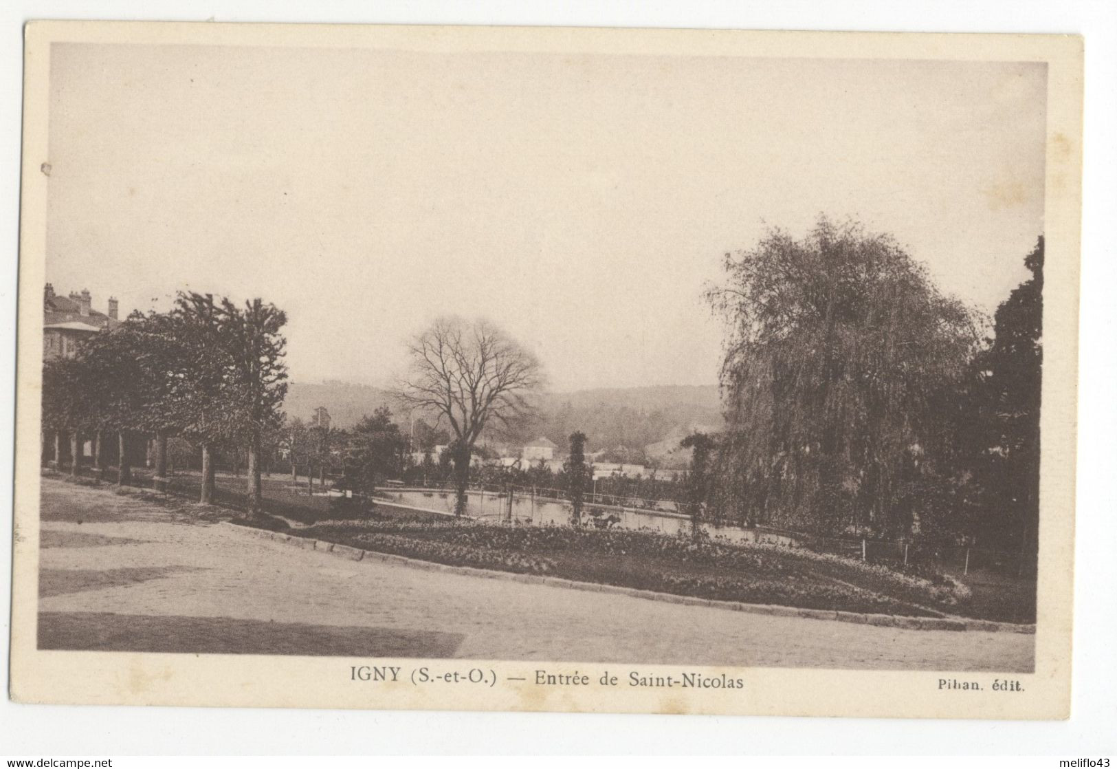 91/CPA - Igny - Entrée De Saint Nicolas - Igny