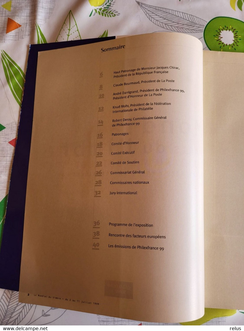 Catalogue Mondial Du Timbre PhilexFrance 99 Tome 1 Et 2 - Expositions Philatéliques