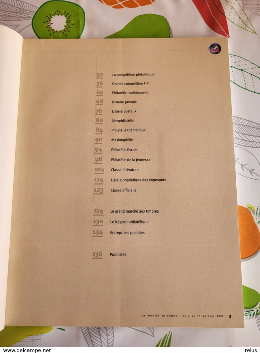 Catalogue Mondial Du Timbre PhilexFrance 99 Tome 1 Et 2 - Filatelistische Tentoonstellingen