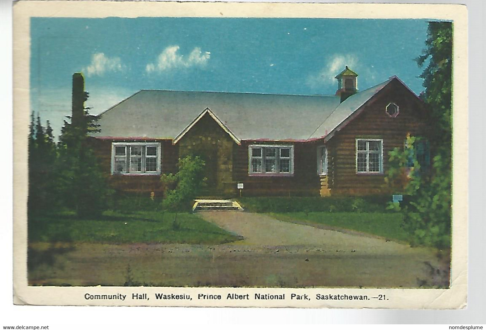 50919 ) Postcard Canada Saskatchewan Prince Albert  Postmark - Otros & Sin Clasificación