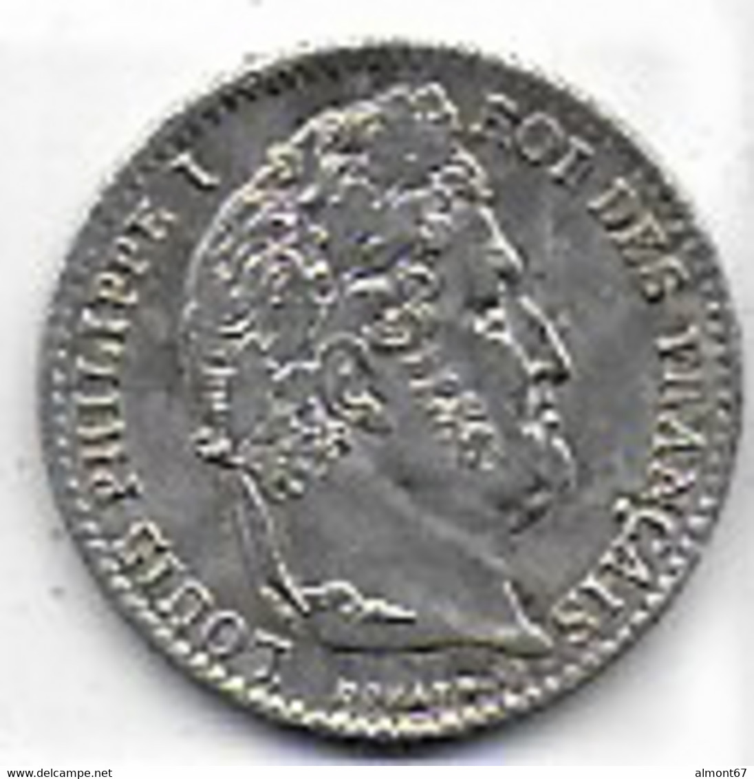 Louis Philippe I -   1/4 Franc  1843B - 1/4 Franc