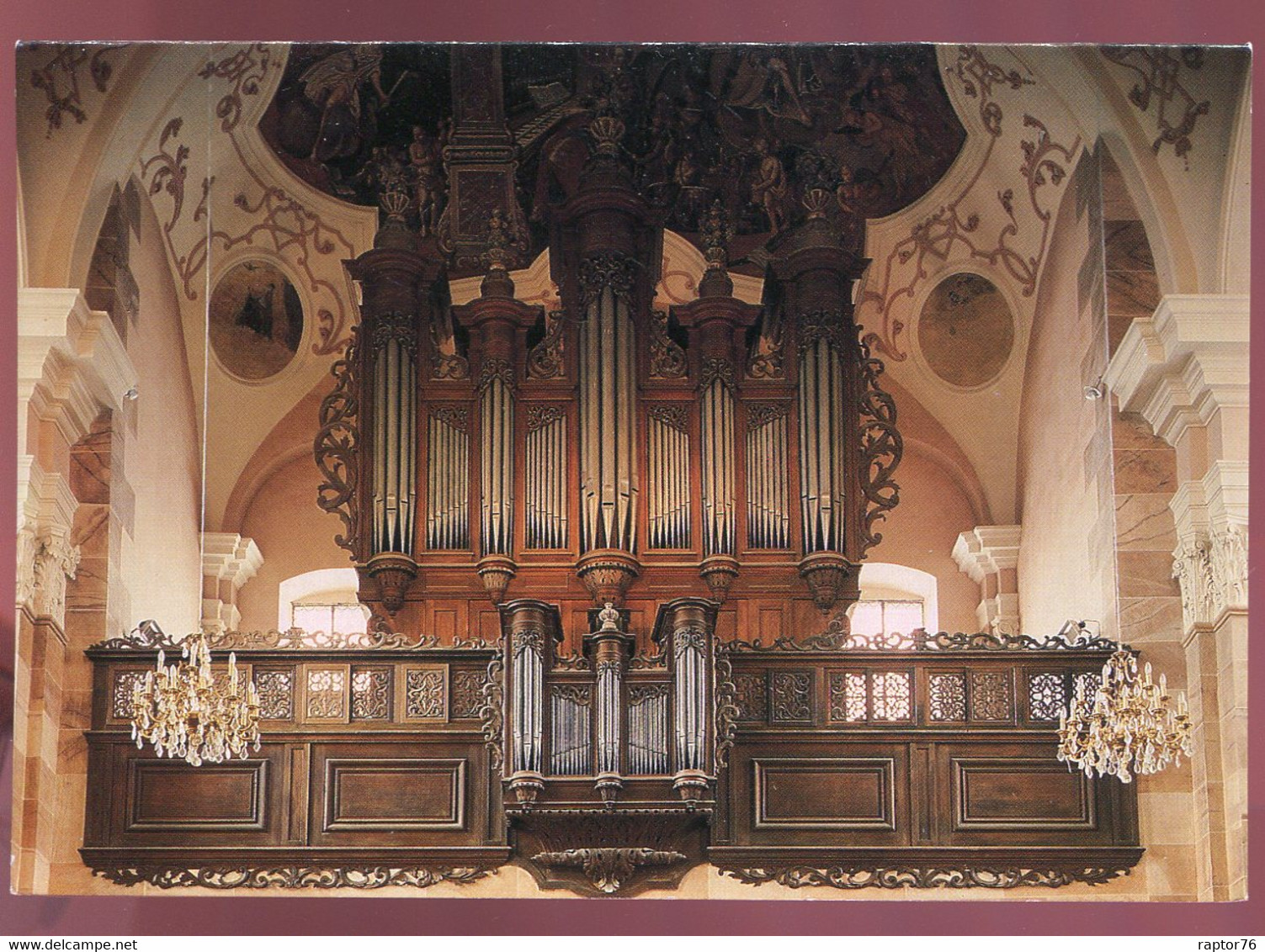 CPM Double Neuve 67 EBERSMUNSTER L'Abbaye Orgue D'André Silbermann 1731 - Ebersmunster