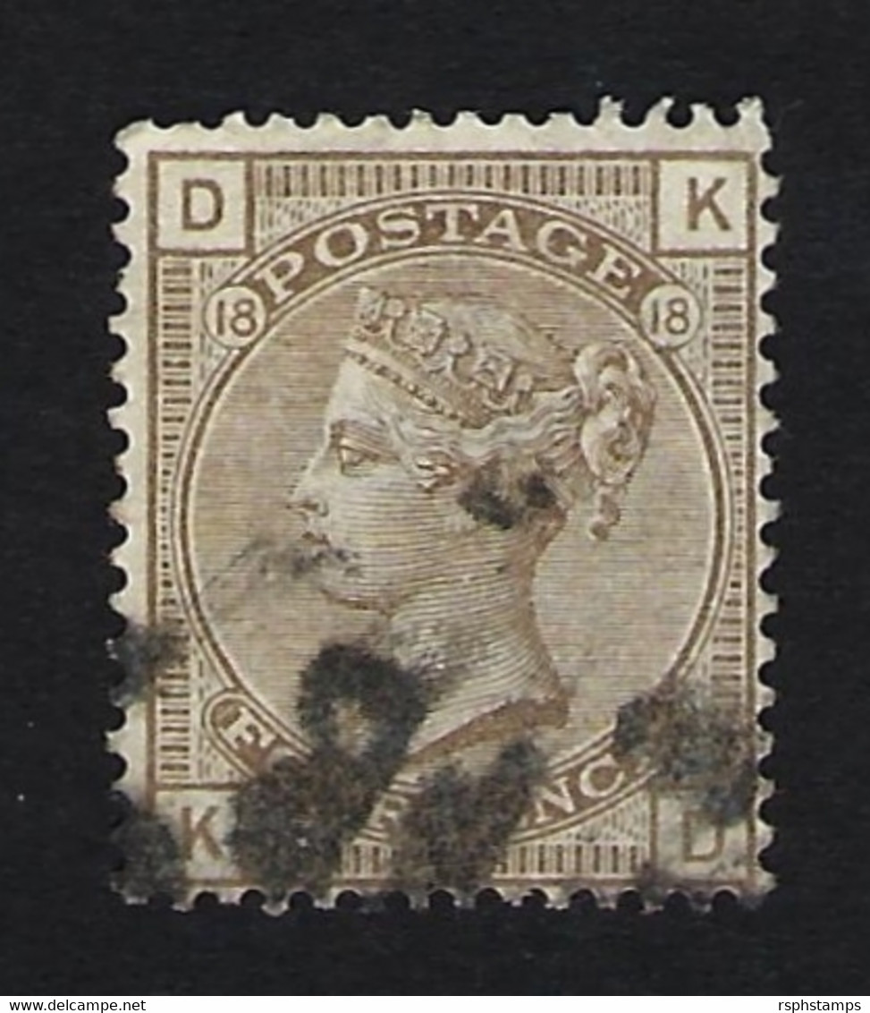 Great Britain 1880-83 Nº 64 Pl 18. Cat 65€ - Used Stamps