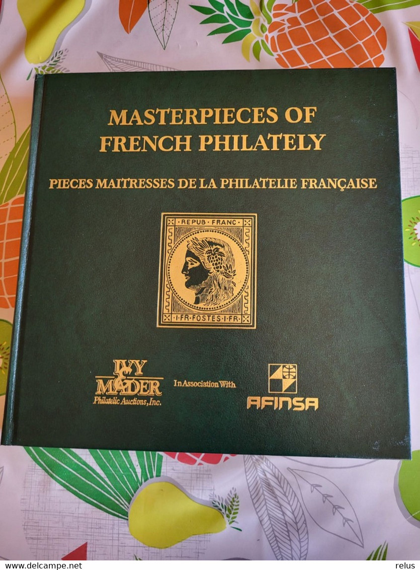 Masterpieces Of French Philatély With The Box 1998 "Pièces Maîtresses De La Philatélie Française" - Filatelie En Postgeschiedenis