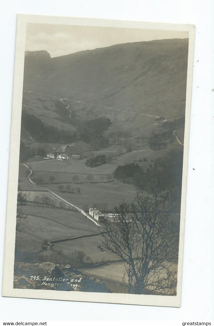 Postcard  Cumberland Lake District. Seatroller And Honister Pass  Pass Rp Unused Abrahams' Series Kendal - Ambleside