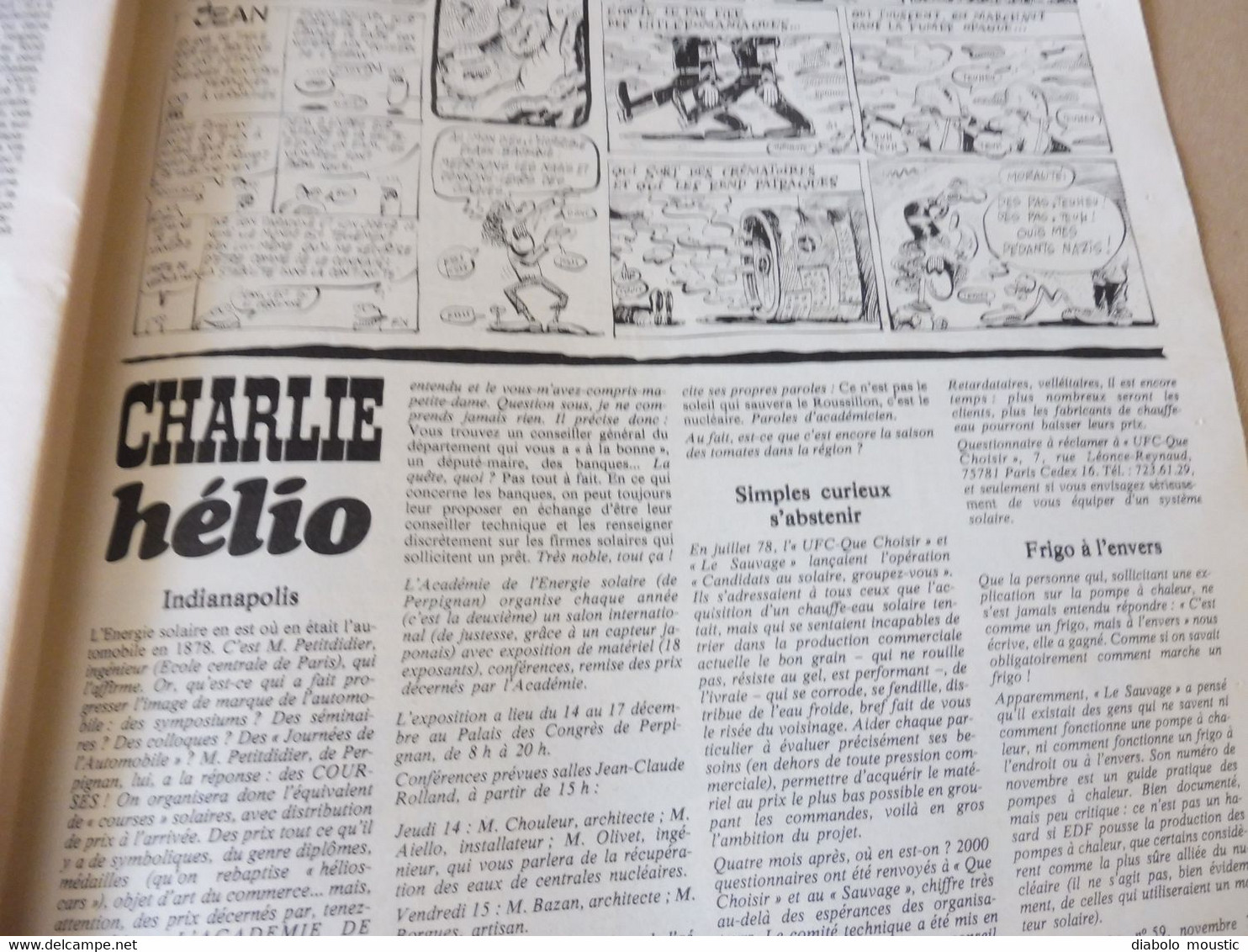 1978 CHARLIE HEBDO  :  Anufrance ; "Détective" et la débauche nationale; Faut aimer, etc