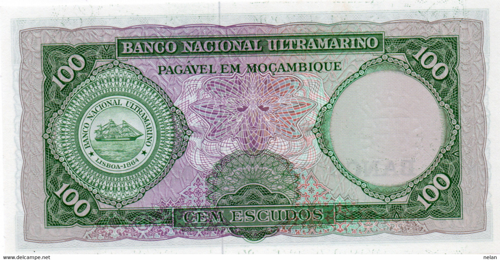 MOZAMBIQUE 100 ESCUDOS 1976 P-117a UNC - Mozambique