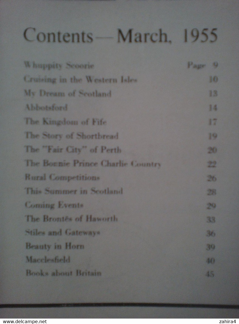 Coming Events In Britain - Western Isles The Story Of Shortbread Rural Competitions Locomobile Stiles And Gateways - Altri & Non Classificati