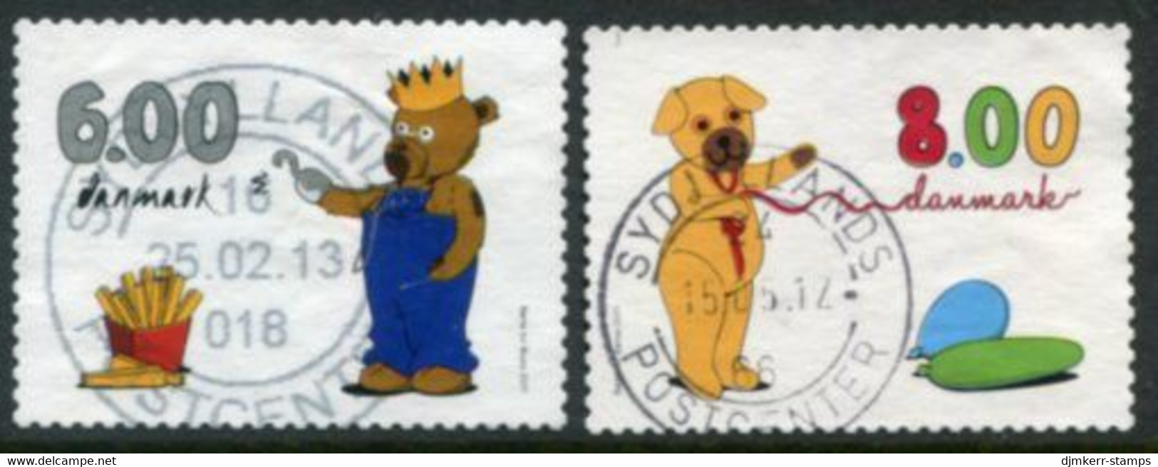DENMARK 2011 Children's Television Used.  Michel 1658-59 A - Used Stamps