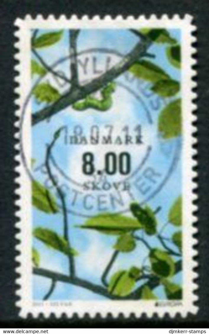 DENMARK 2011 Europa: Forests Booklet Perforation Used.  Michel 1642 C - Gebraucht