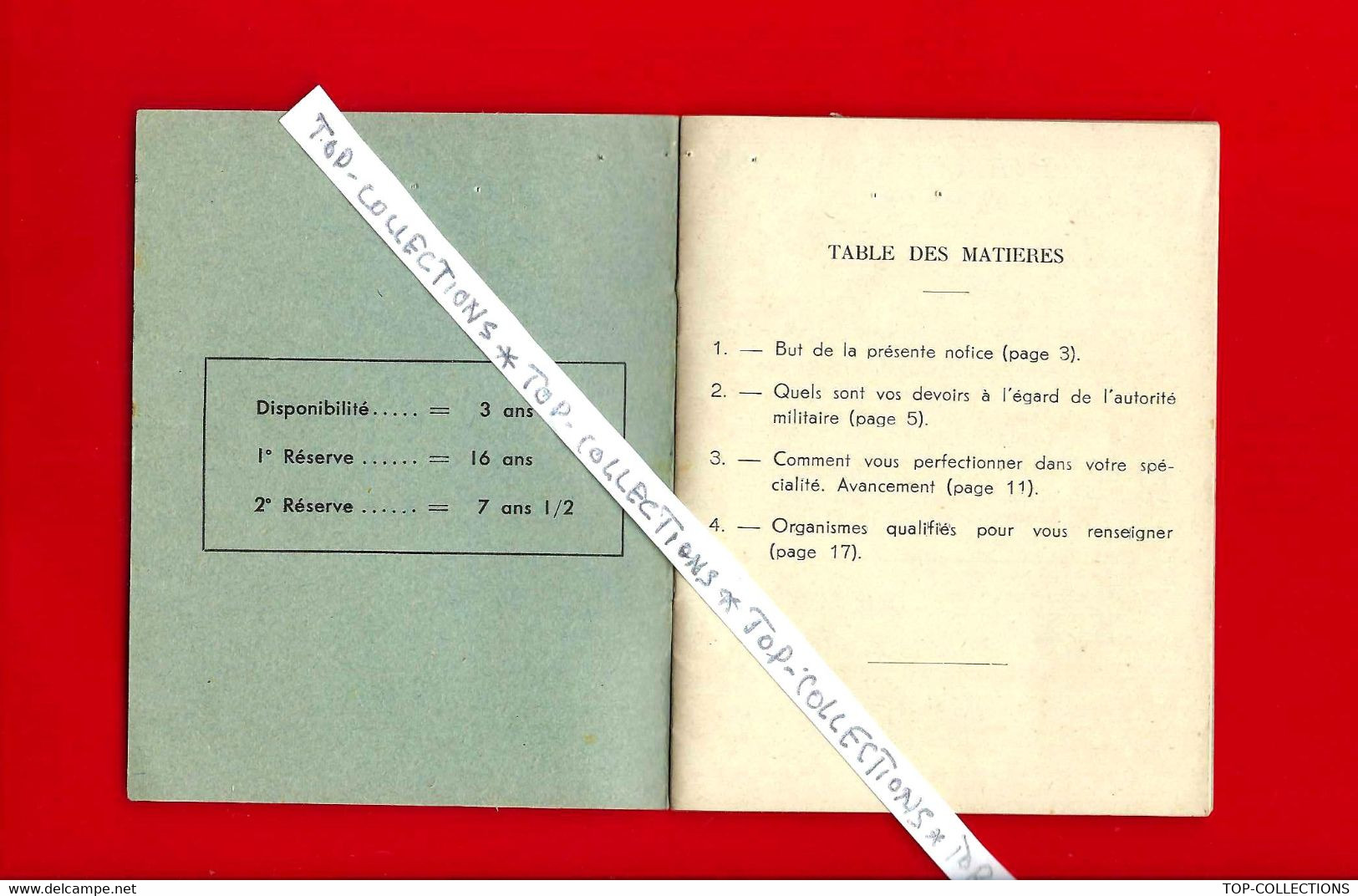 1956 FASCICULE MILITAIRES  RESERVISTES ARMEE DE L’AIR AVIATION B.E. VOIR SCANS - Documents Historiques