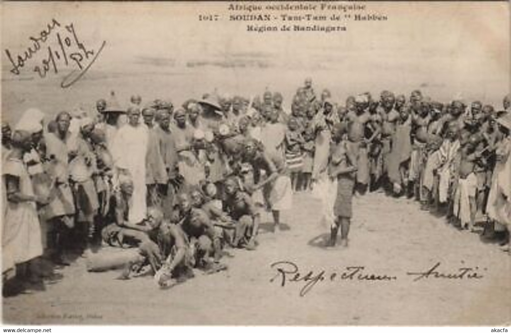 PC ETHNIC TYPES TAM-TAM DE HABBES SOUDAN (A23047) - Sudan