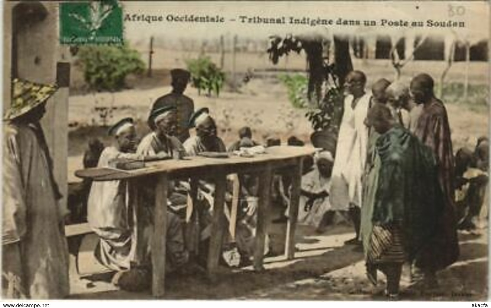 PC ETHNIC TYPES INDIGENOUS TRIBUNAL SOUDAN TINTED (A23129) - Sudan